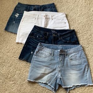 EUC Time and Tru mid rise jean shorts bundle
